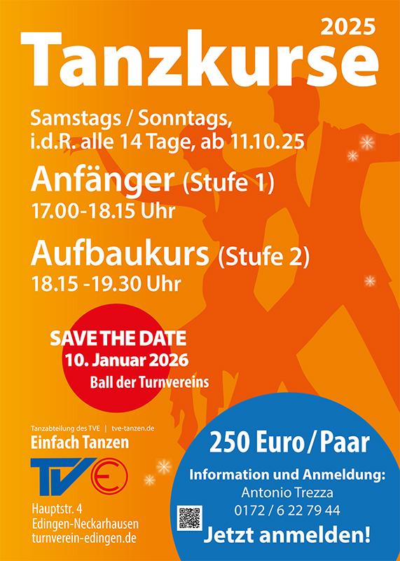 Neue Tanzkurse